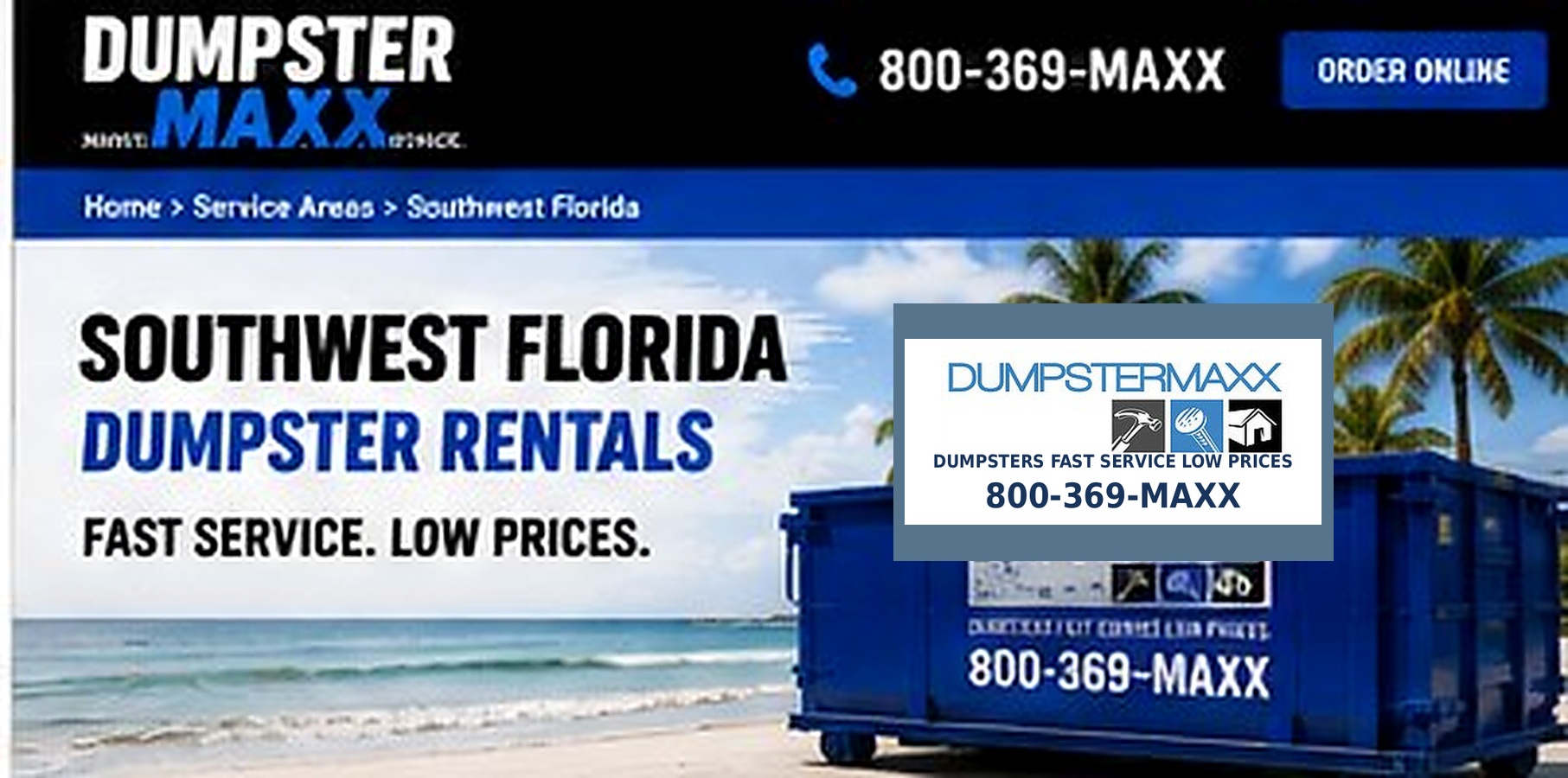 DumpsterMaxx Southwest Florida dumpster rentals