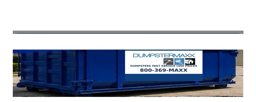 Realistic DumpsterMaxx 10 yard roll-off dumpster available in Bartow