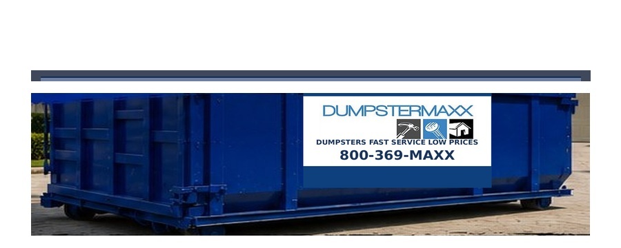 Realistic DumpsterMaxx 20 yard roll-off dumpster available in Bartow