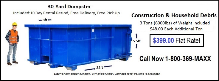 30 Yard Des Moines Dumpster Rentals