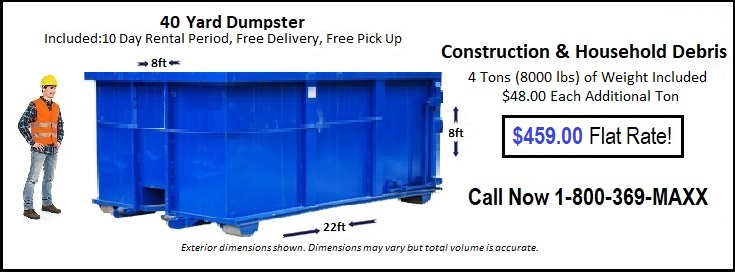 40 Yard Des Moines Dumpster Rentals