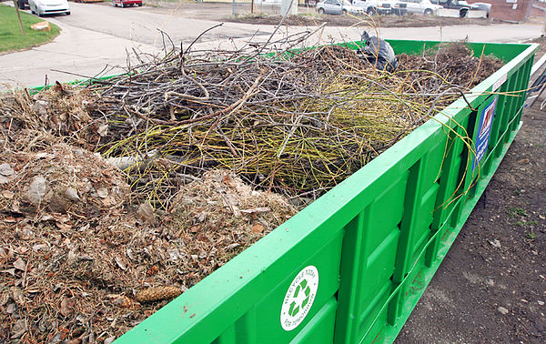 Yard Waste Dumpster Rental in Highland