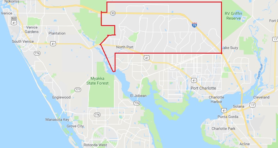 North Port FL Dumpster Rental - Dumpstermaxx - North Port Service Area