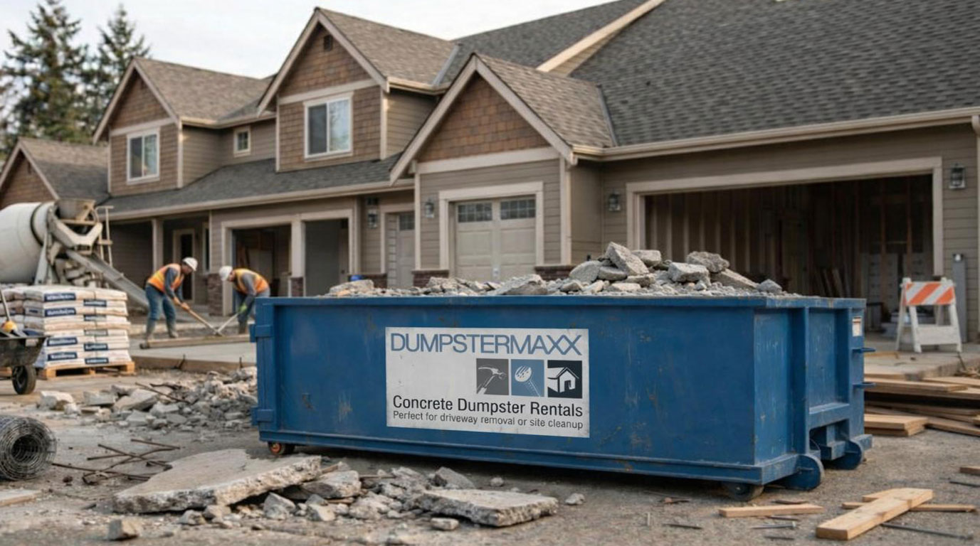 Concrete Dumpster Rentals